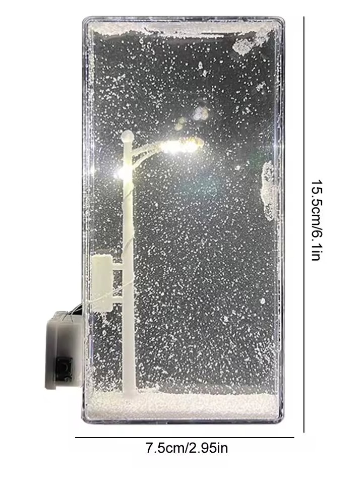 Snowy Christmas Lamp – DIY Snow Scene Night Light product image (4)