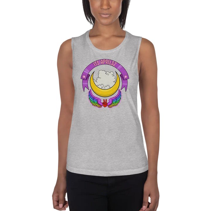 Its Aprilsz Channel Logo Flowy Muscle Tank product image (1)