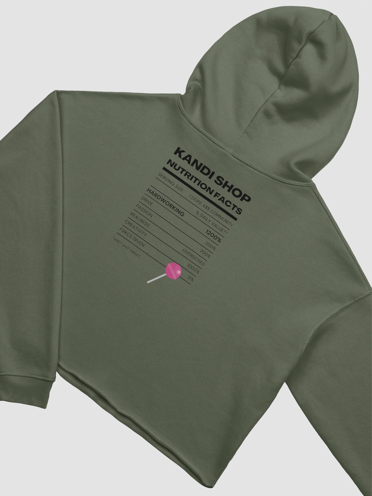Self Made Crop Top Hoodie product image (4)