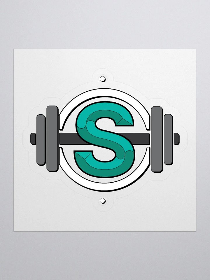 Dumbbell Logo Sticker product image (1)