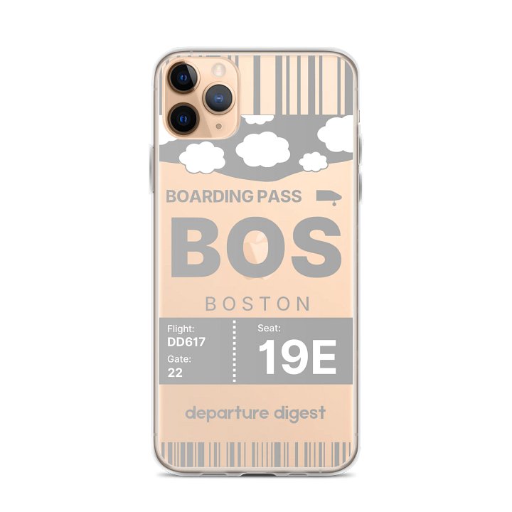 BOS: Boston Logan Boarding Pass Case (iPhone) product image (1)