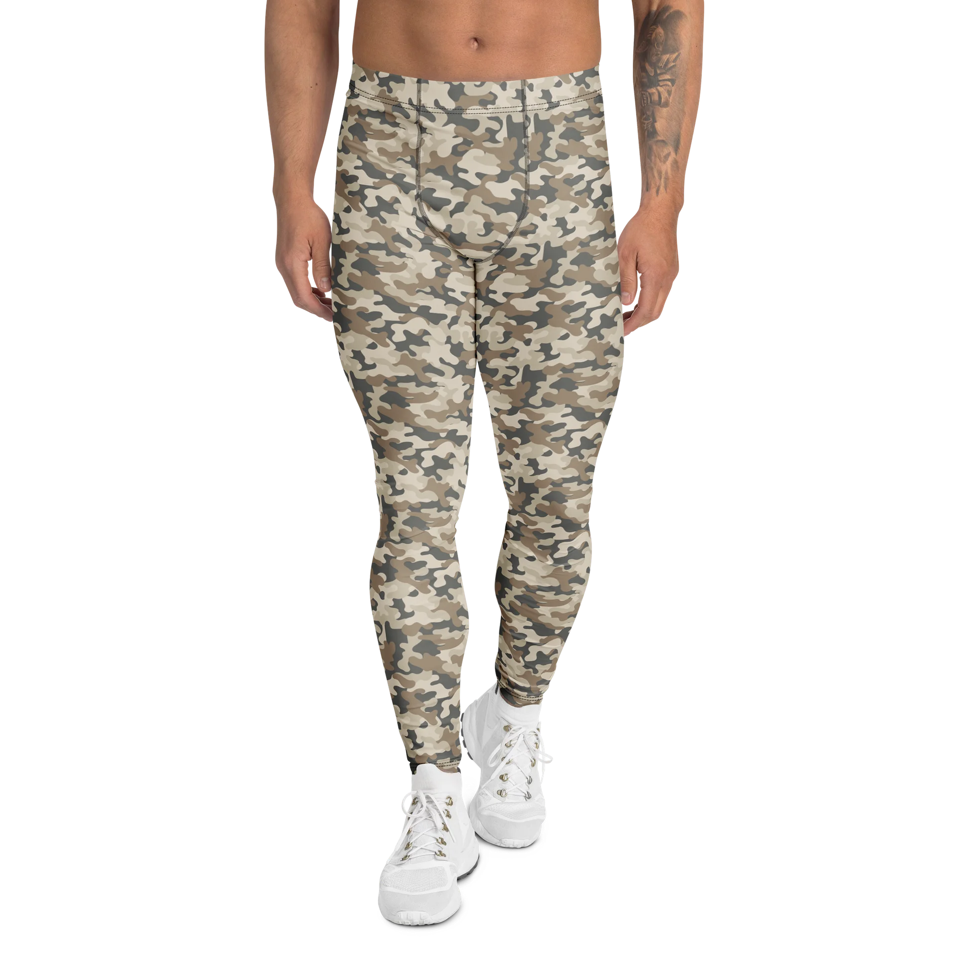 Comfortable Men’s Leggings with Camouflage Print product image (1)