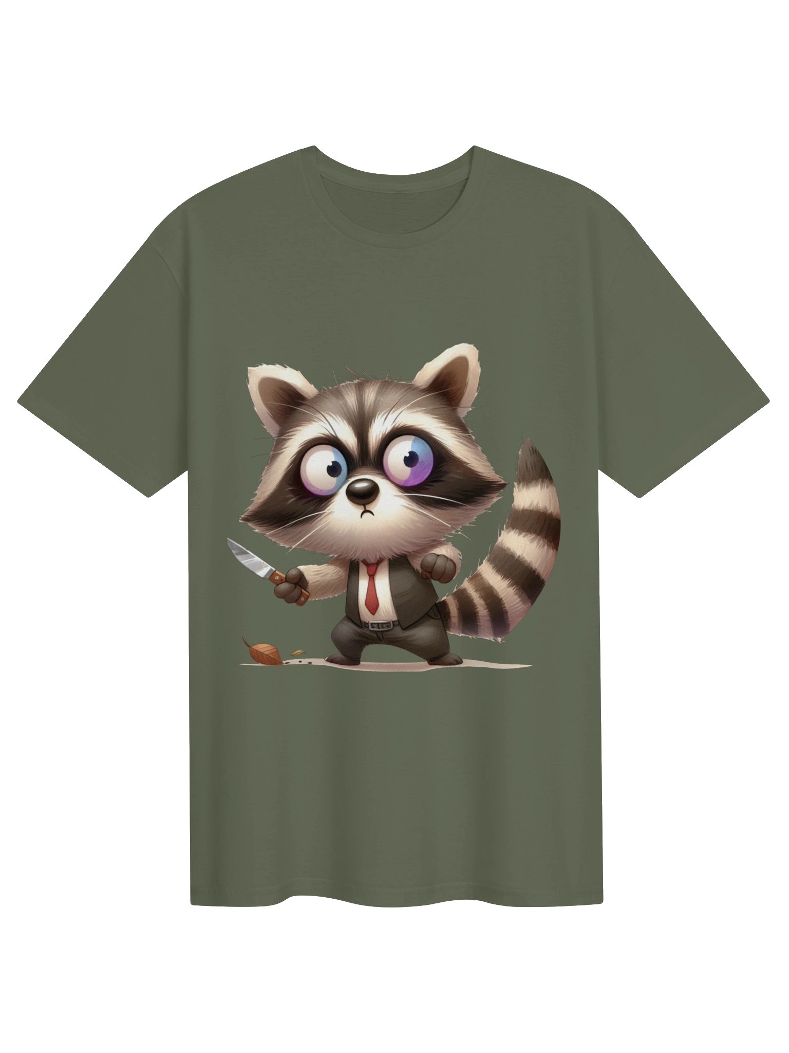Funny Raccoon T-Shirt | Cute Mischievous Raccoon Graphic Tee for Animal Lovers product image (31)