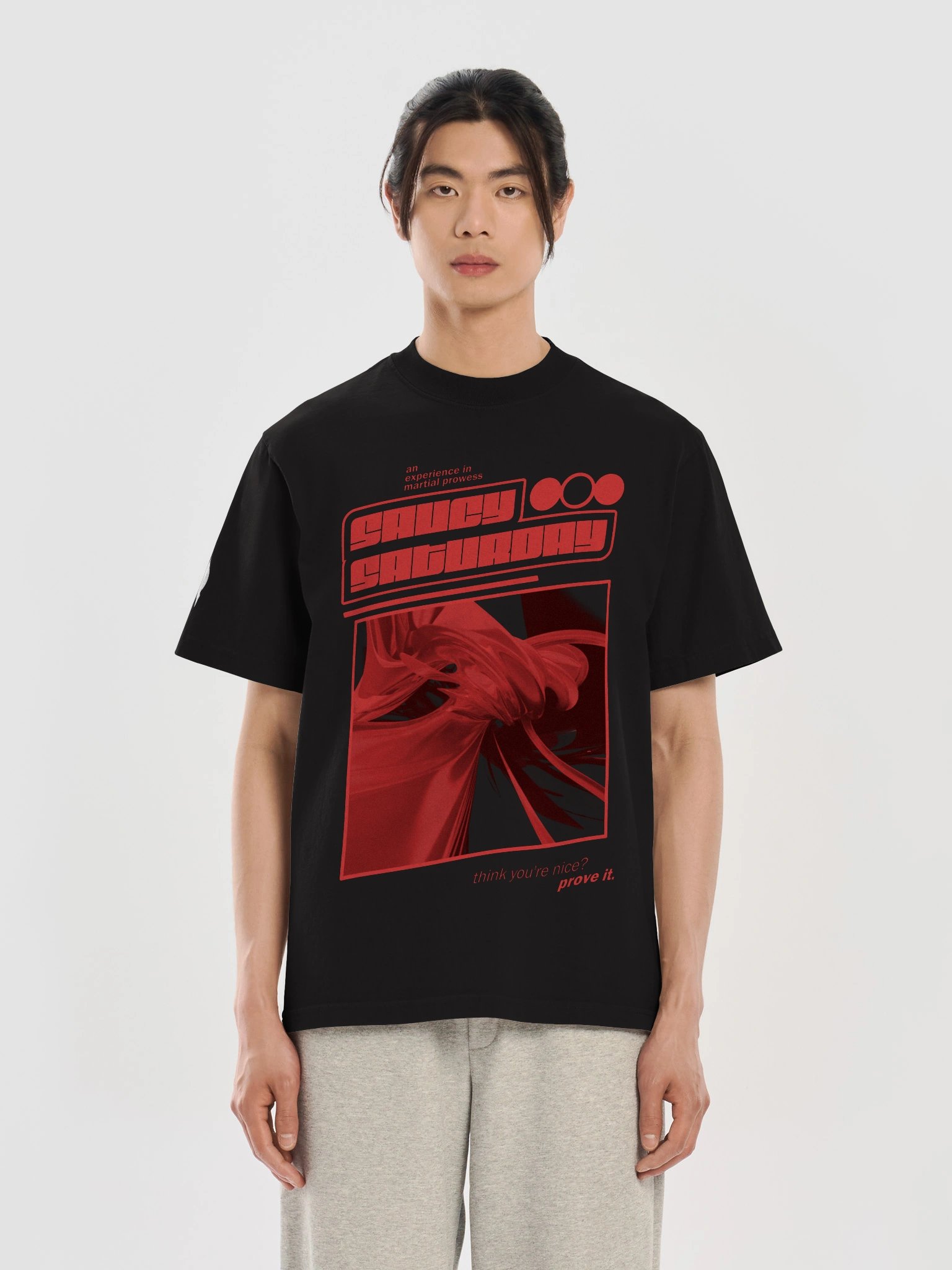 Red Variant Saucy Dojo Rave Shaka T-Shirt product image (1)