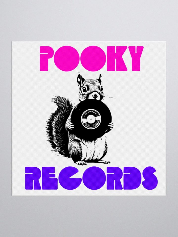 Pooky's Vinyl Squirrel Sticker product image (3)