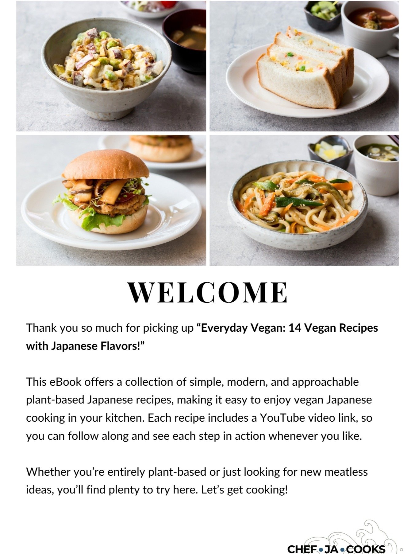 [eBook] Everyday Vegan: 14 Vegan Recipes with Japanese Flavors! (With Videos!) product image (2)