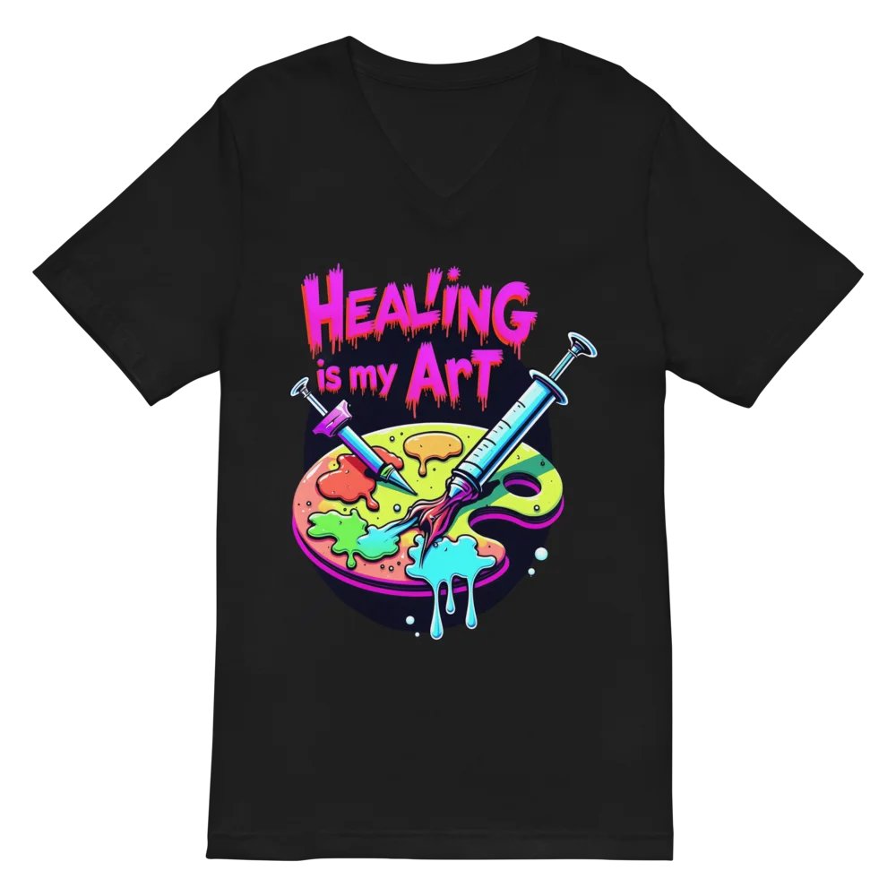 Healing Artistry V-Neck Tee product image (3)