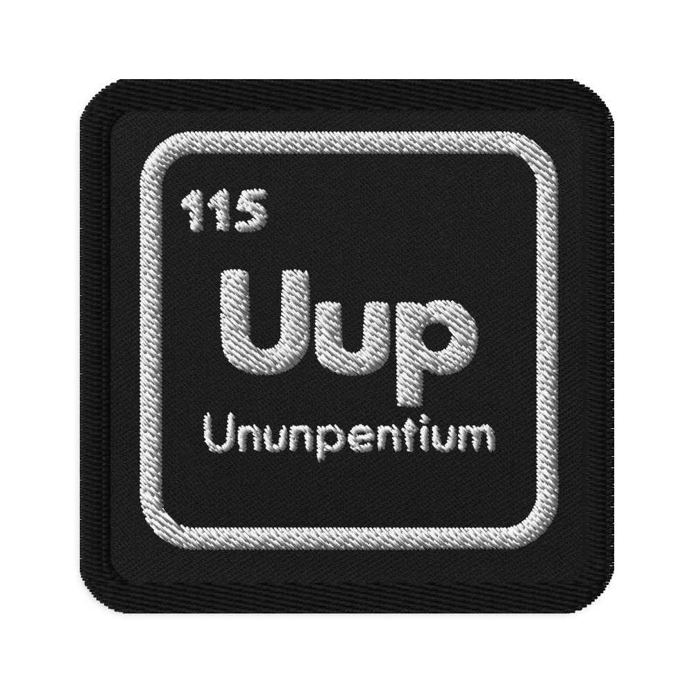 Ununpentium Element 115 Embroidered Patch product image (1)