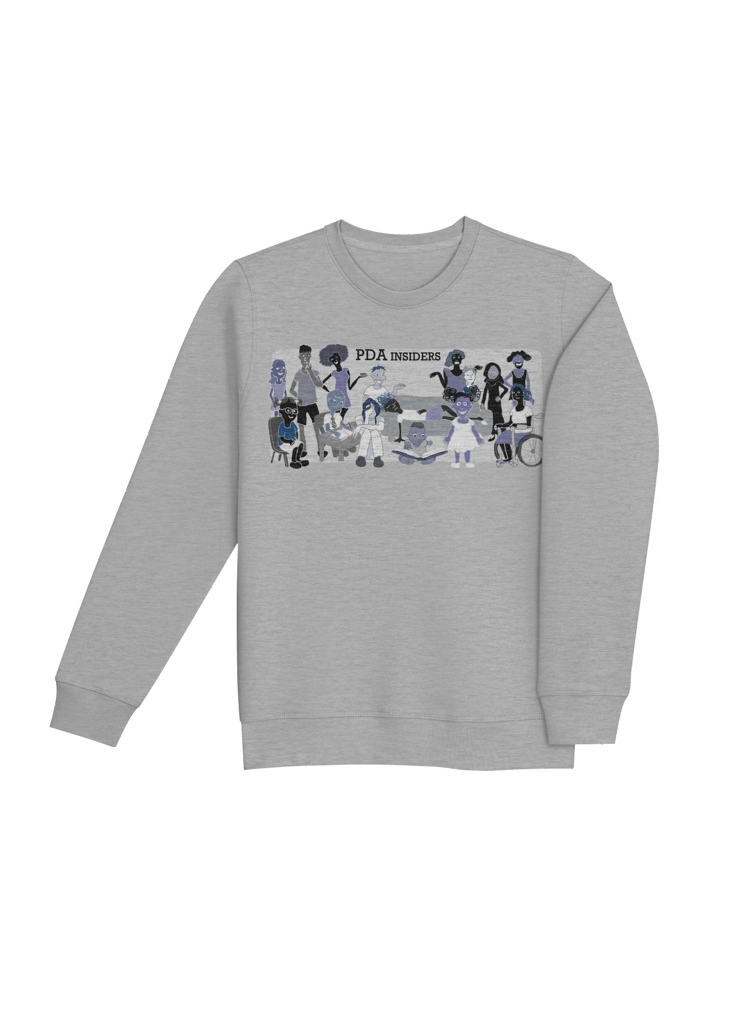 Characters grey sweat product image (4)