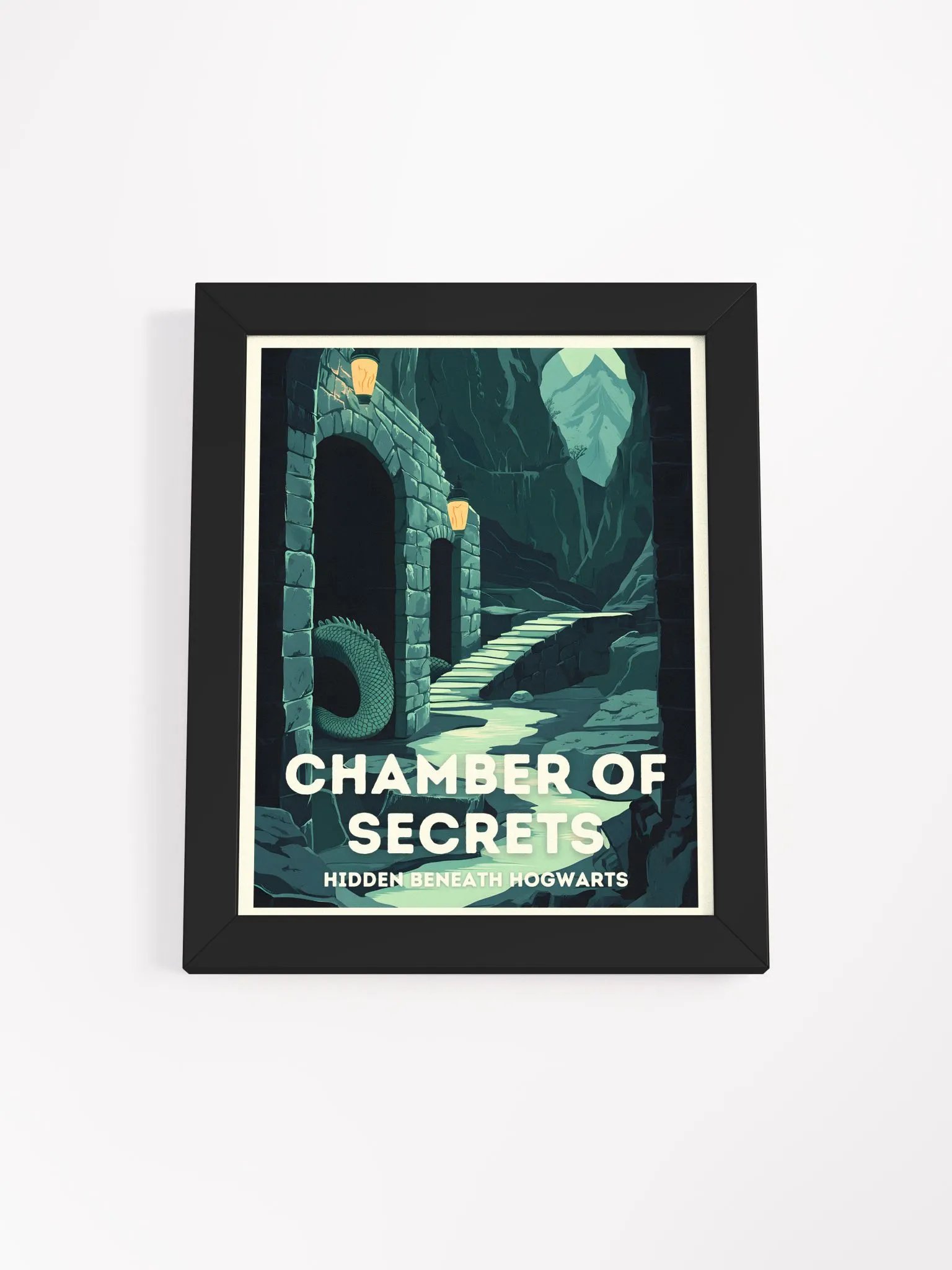 Dark Chamber Magical Vintage Travel Poster product image (1)