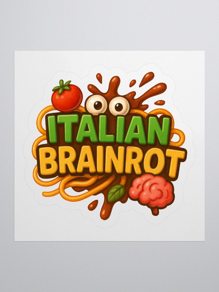 Italian Brainrot Logo Sticker product image (3)