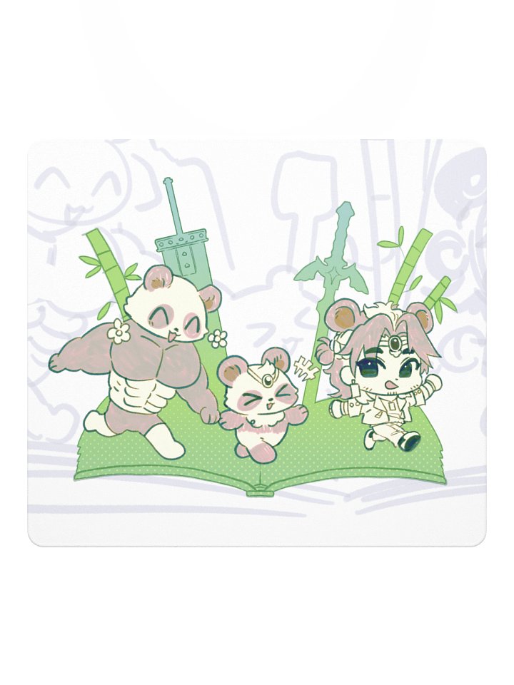 Panda Pals - Gaming Mouse Pad product image (2)