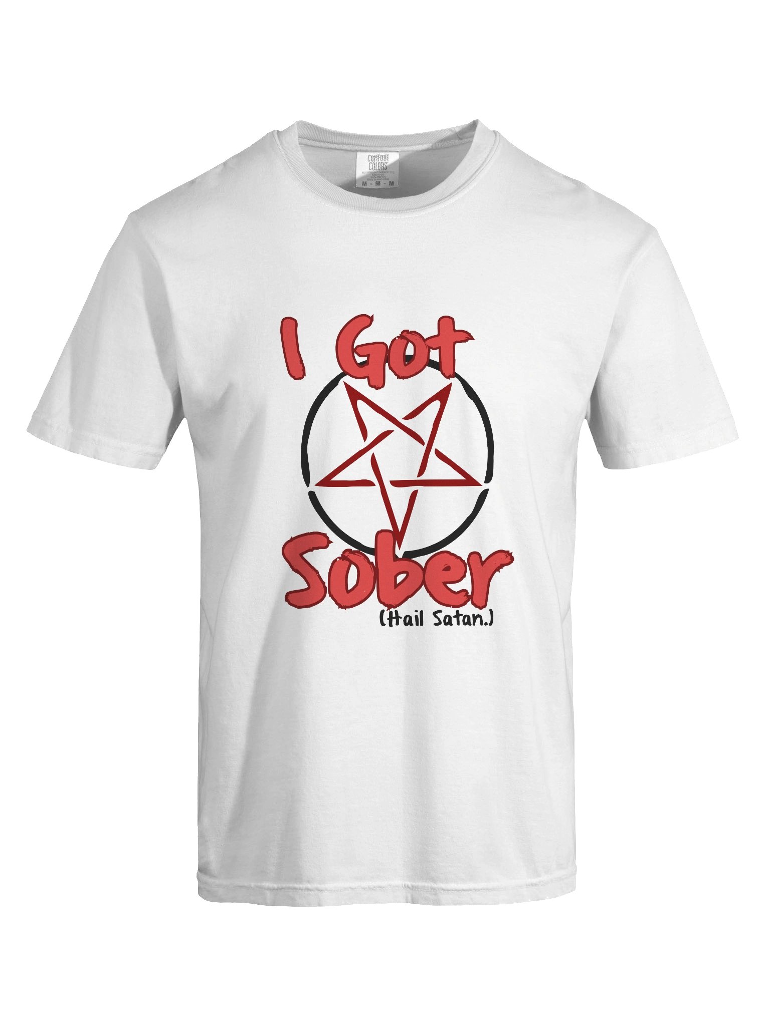 I Got Sober Hail Satan T-Shirt product image (7)