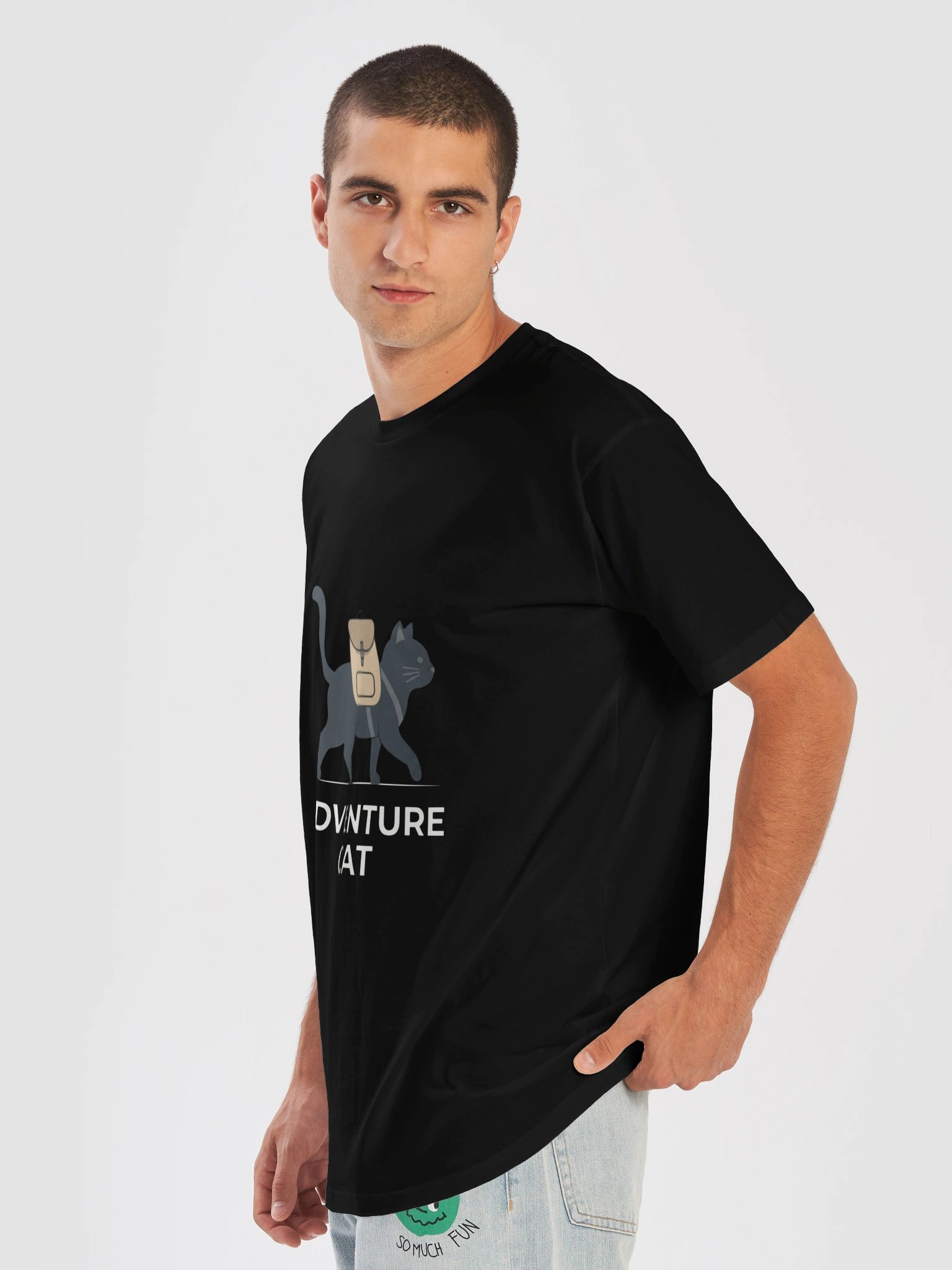 Adventure Cat T-Shirt – Funny Hiking Cat Graphic Tee product image (3)