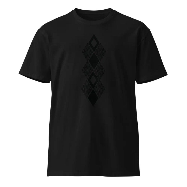 Black and white triangle design Unisex t-shirt product image (1)
