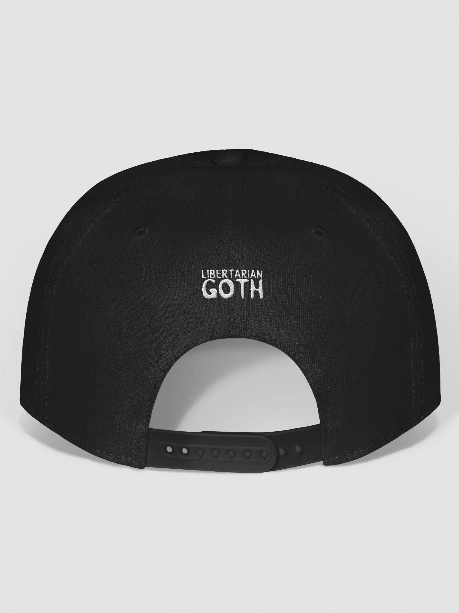 Make America Goth Again Embroidered Snapback - White product image (4)