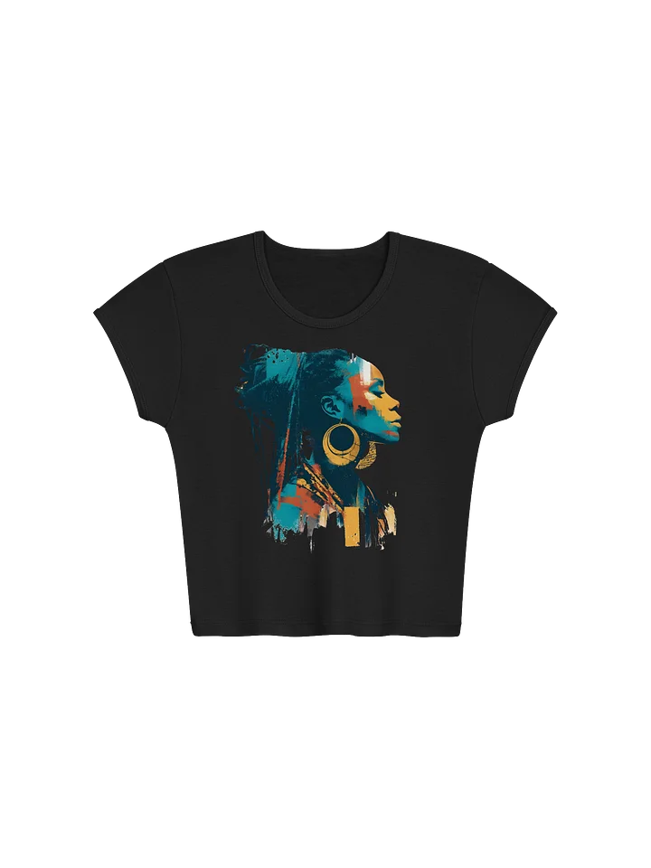 Vibrant Profile Illustration Crop Top product image (2)