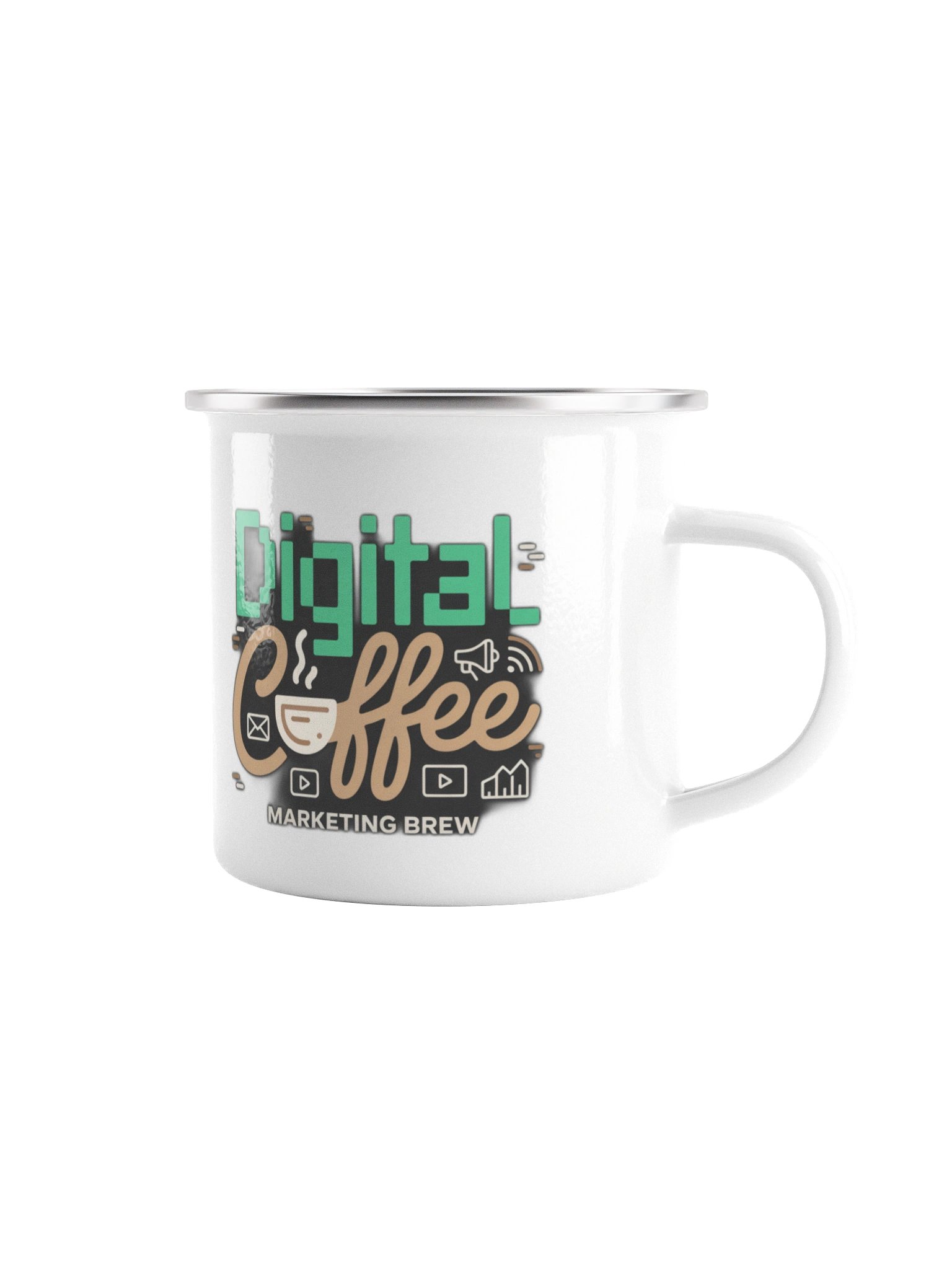 Marketing Brew Enamel Mug product image (1)