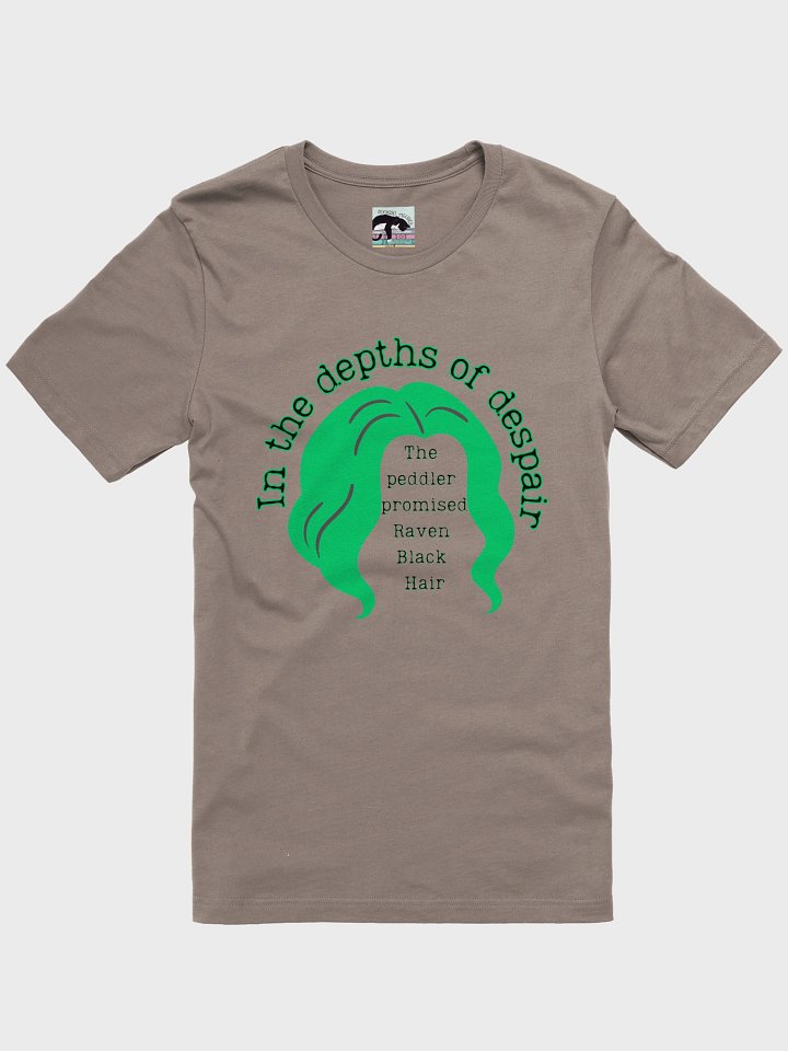 Raven Black Hair Stylized T-Shirt product image (1)