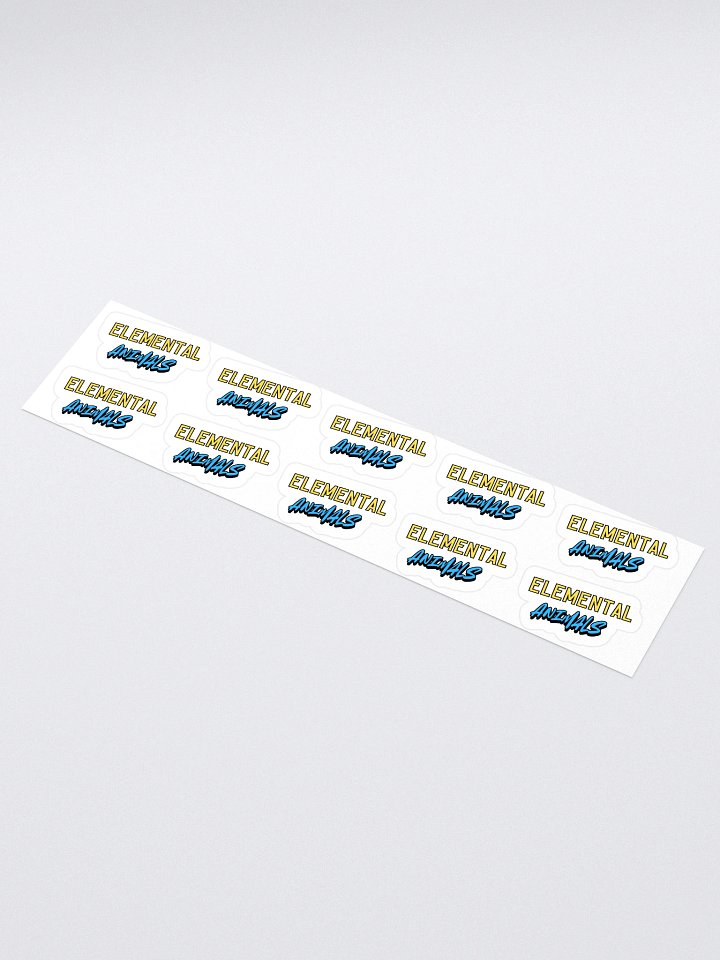 Elemental Animals Kiss Cut Stickers (Set of 10) product image (1)