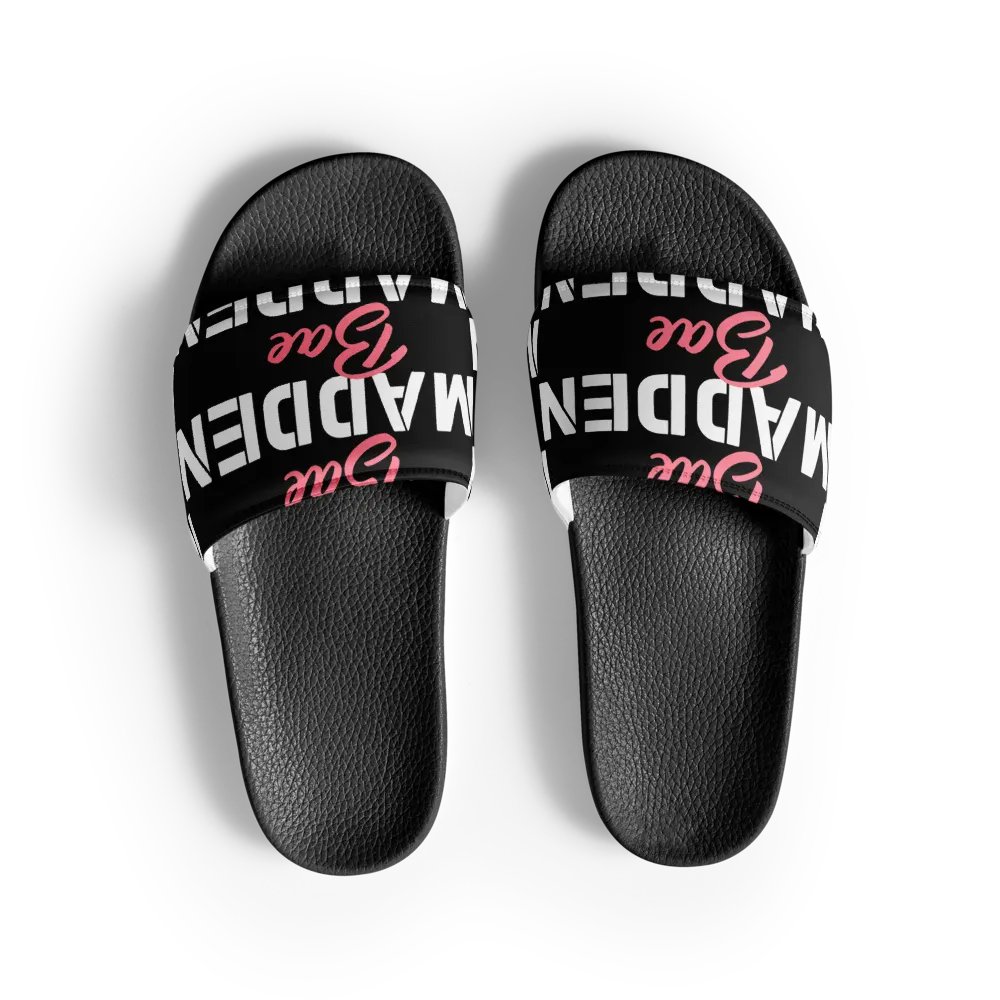 MaddenBae Mens Signature Slides Black product image (4)