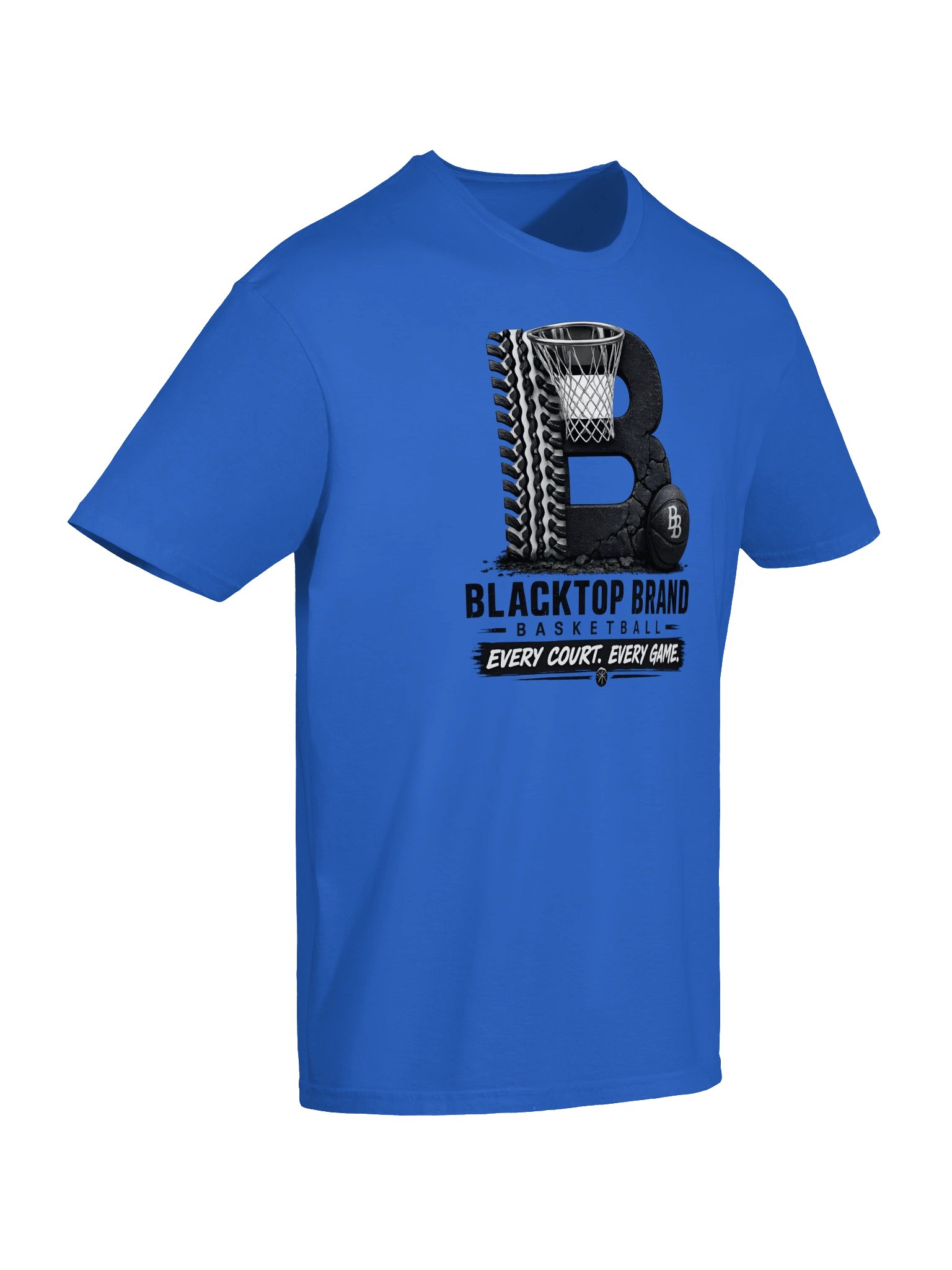 Blacktop Brand Basketball Logo Tee product image (6)