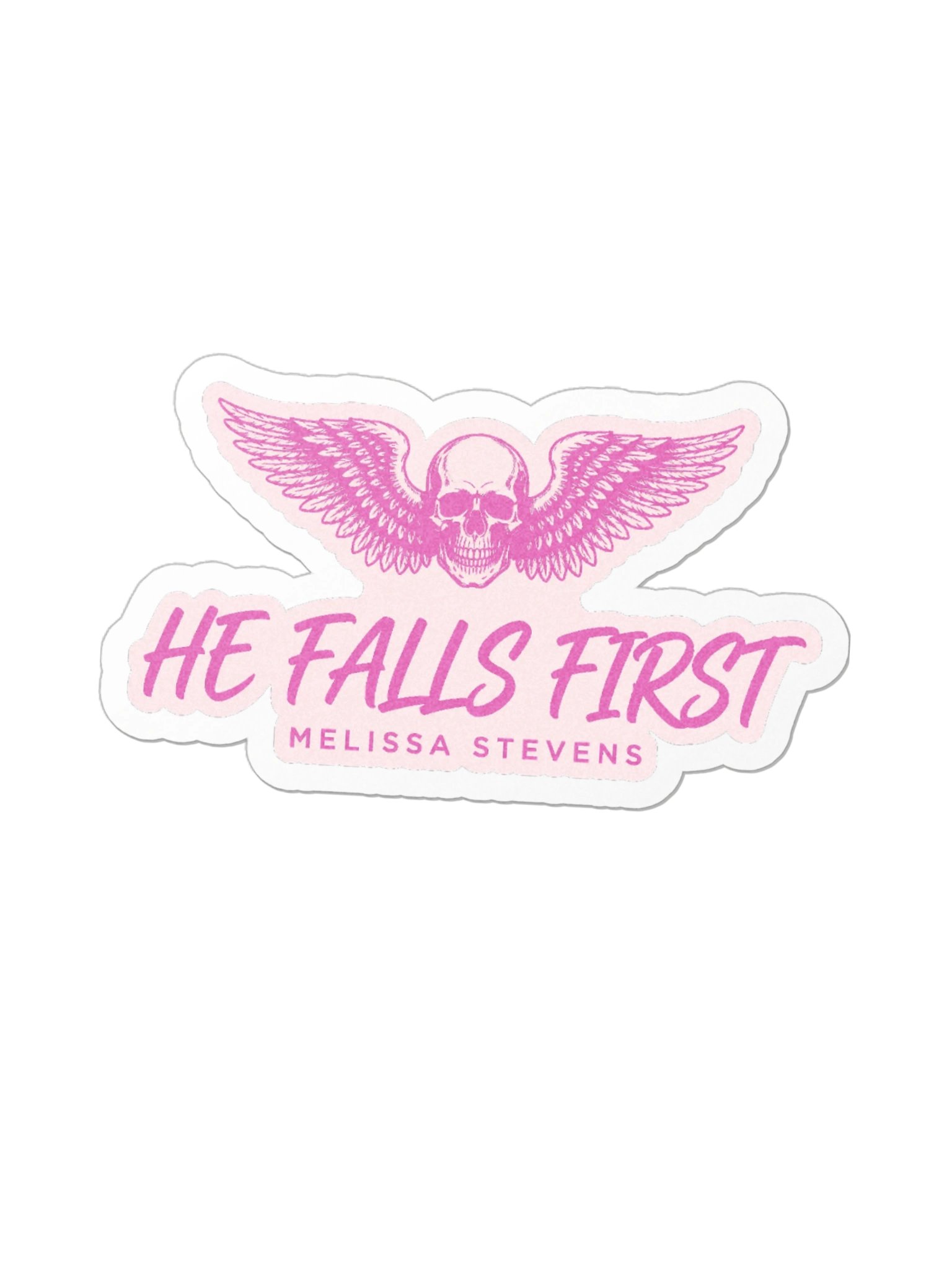 He Falls First Sticker (Script, MS) product image (1)
