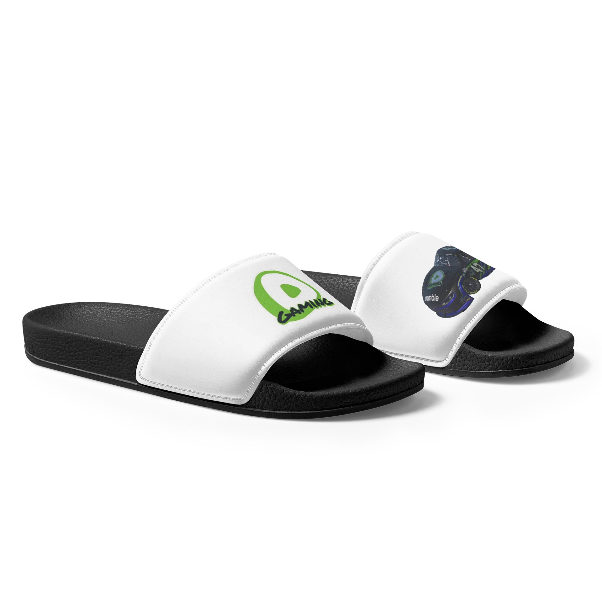 Play Button Gaming Men's Slides product image (1)