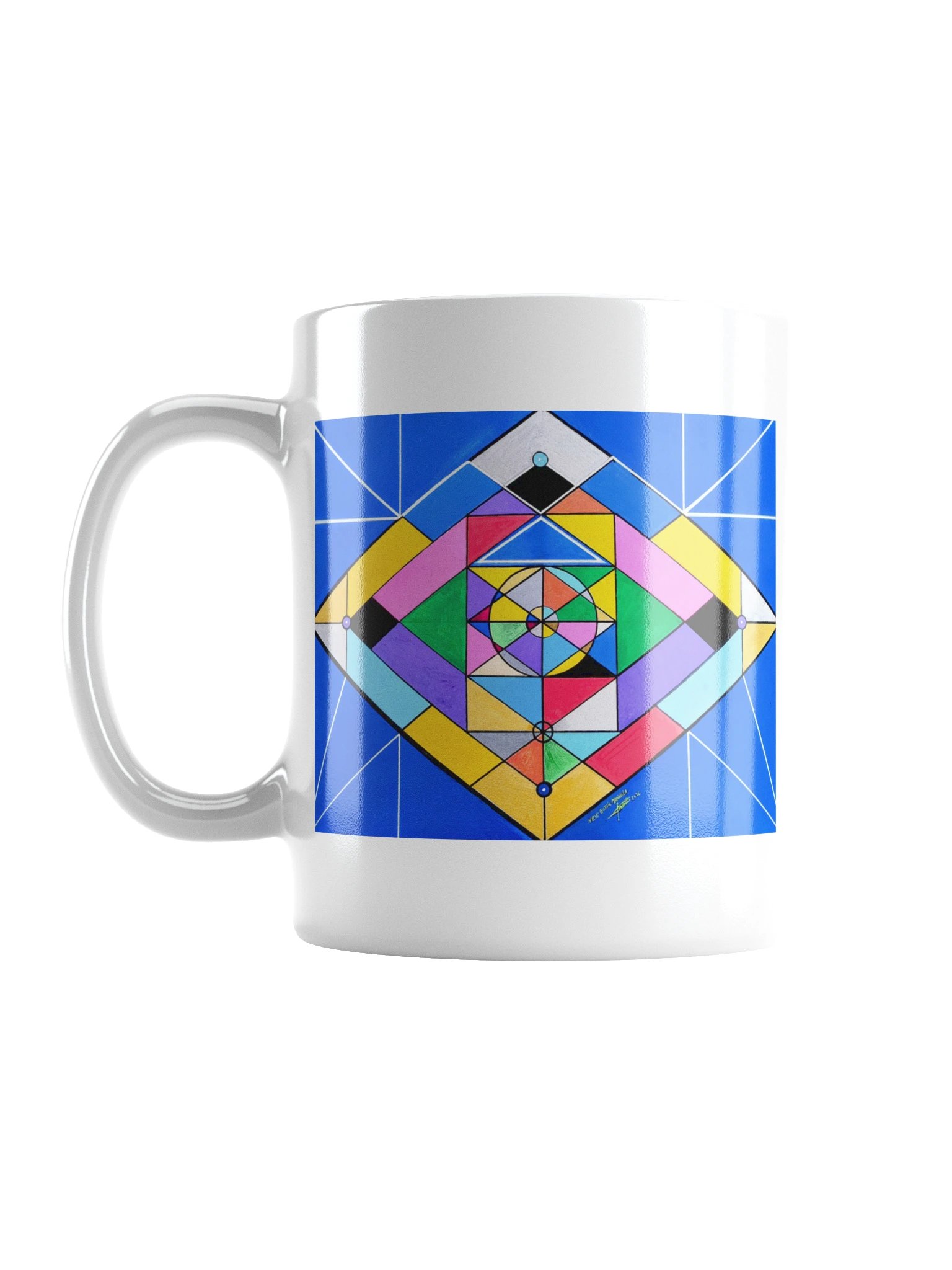 New Gothic Mandala - White Glossy Mug product image (1)