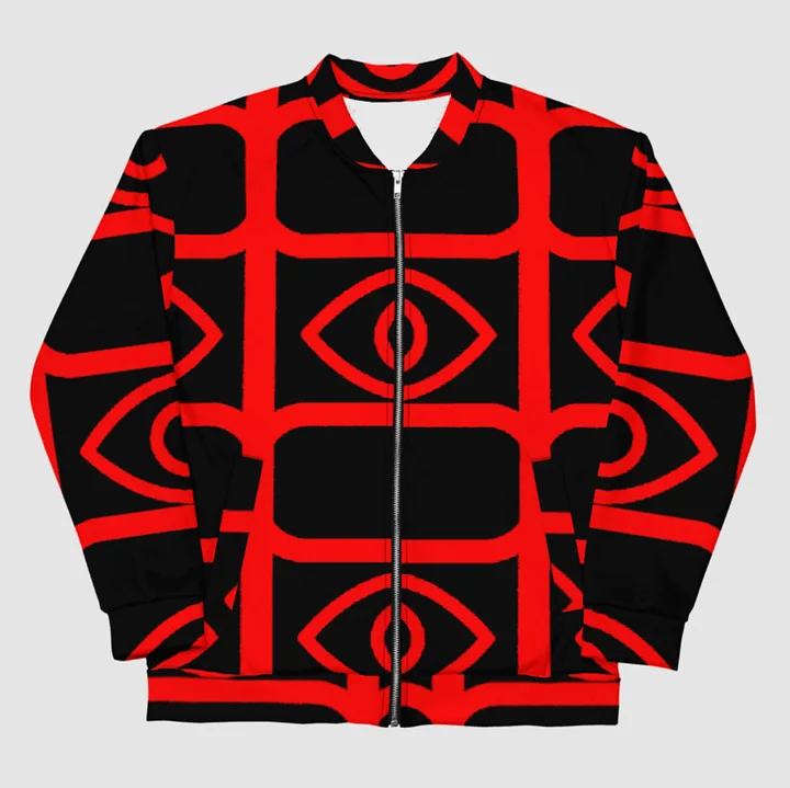 EyeSeeThru Logo Pattern Bomber Jacket product image (1)