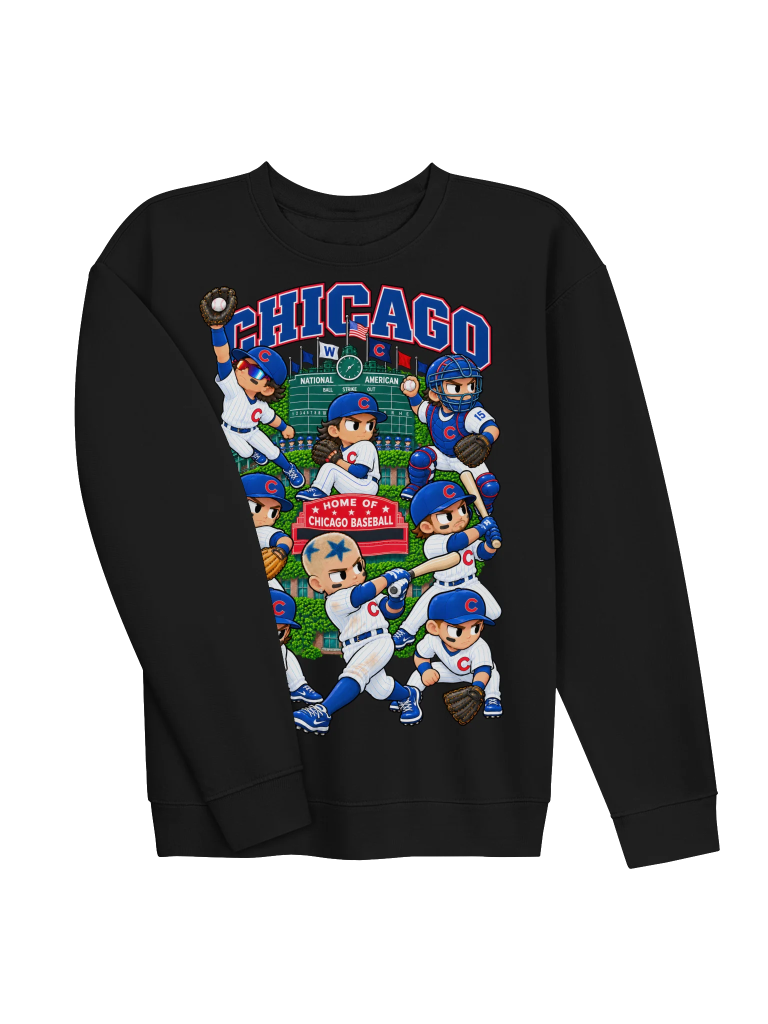 Chicago Northside Baseball 2026 Animated Player Crewneck product image (3)