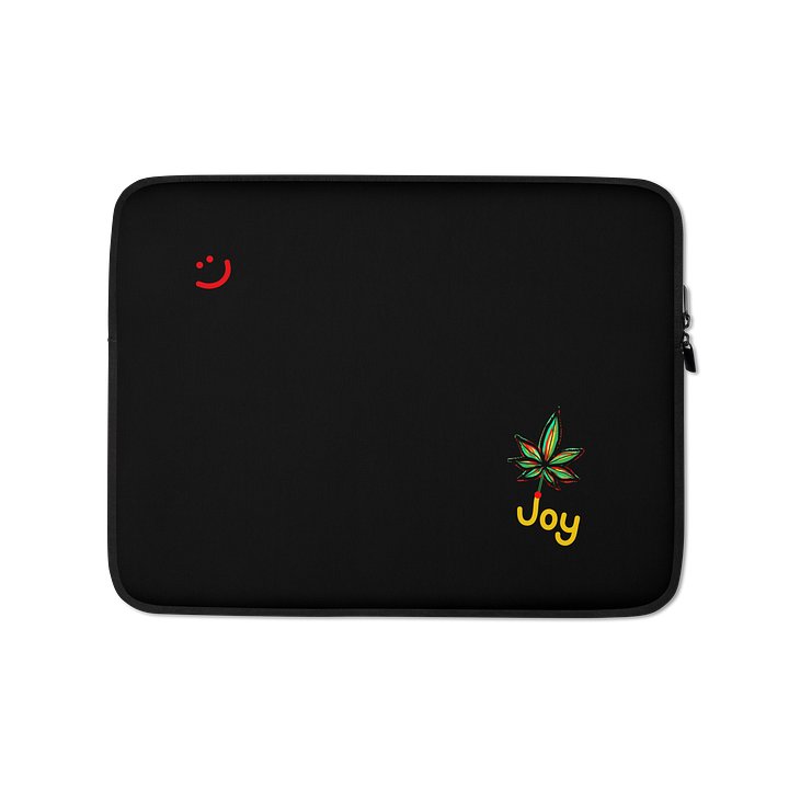Joyful Leaf Laptop Sleeve product image (1)