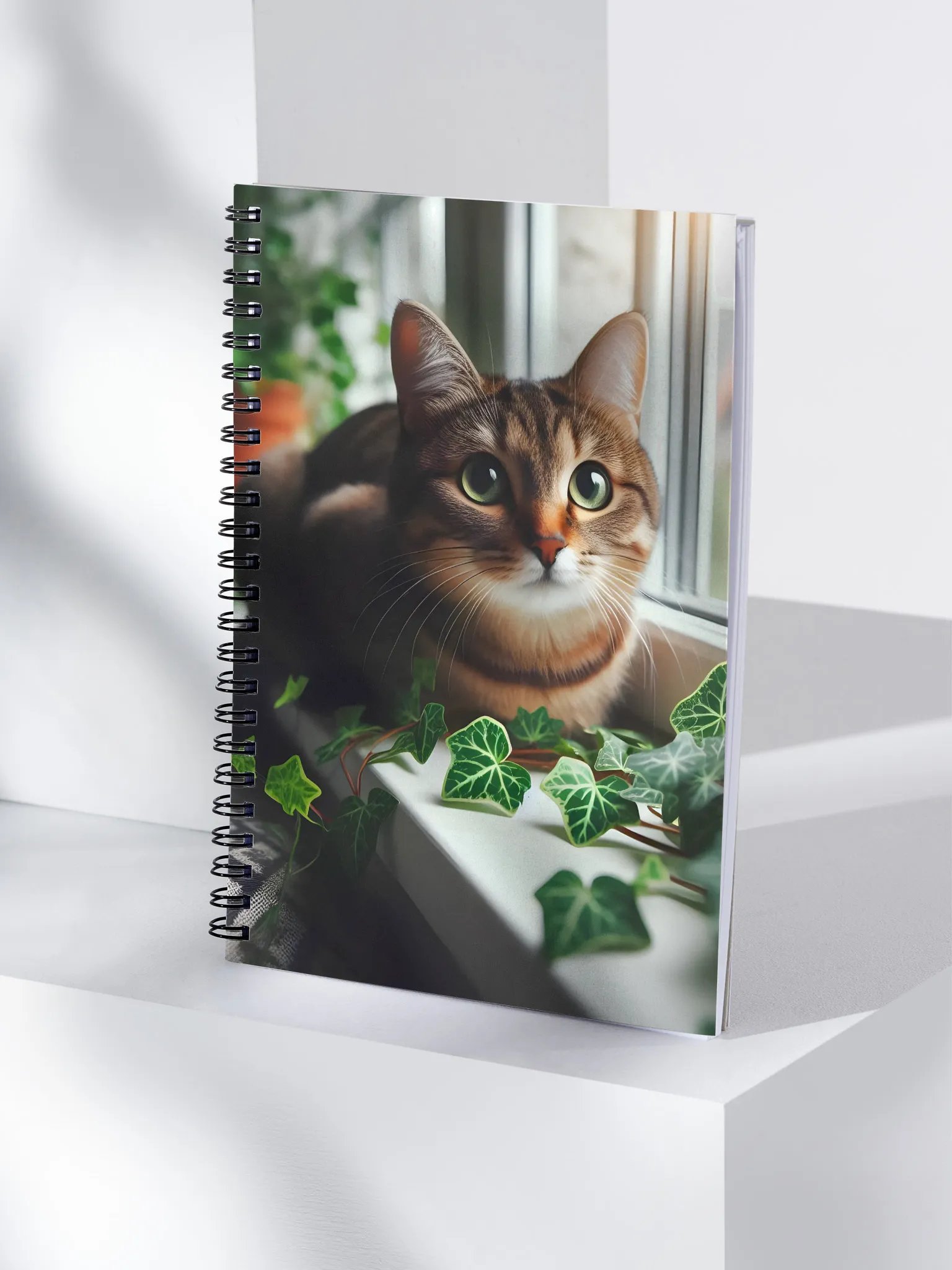 Window Watcher Spiral Doted Notebook product image (4)