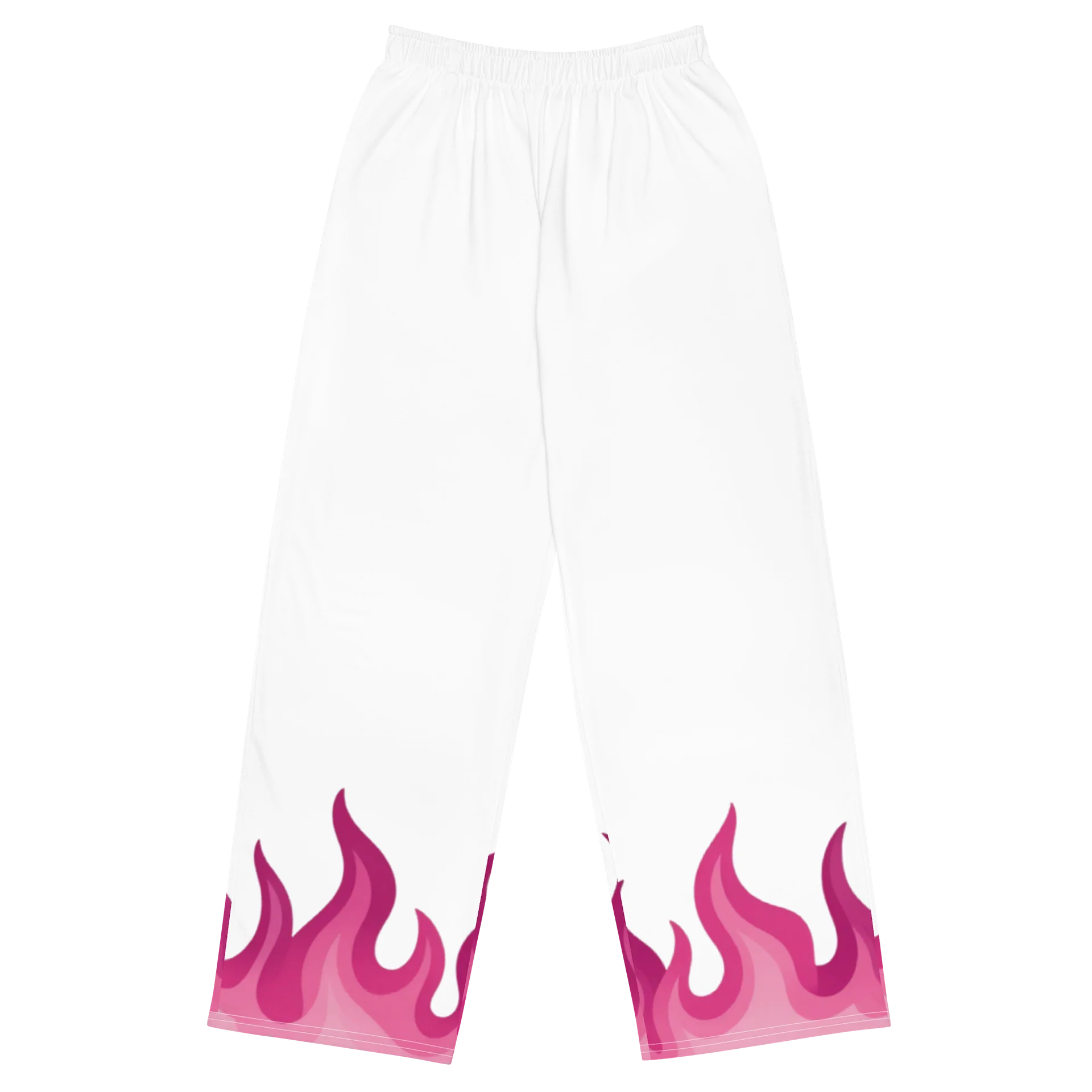 Pink Flame Wide-Leg Pants product image (1)
