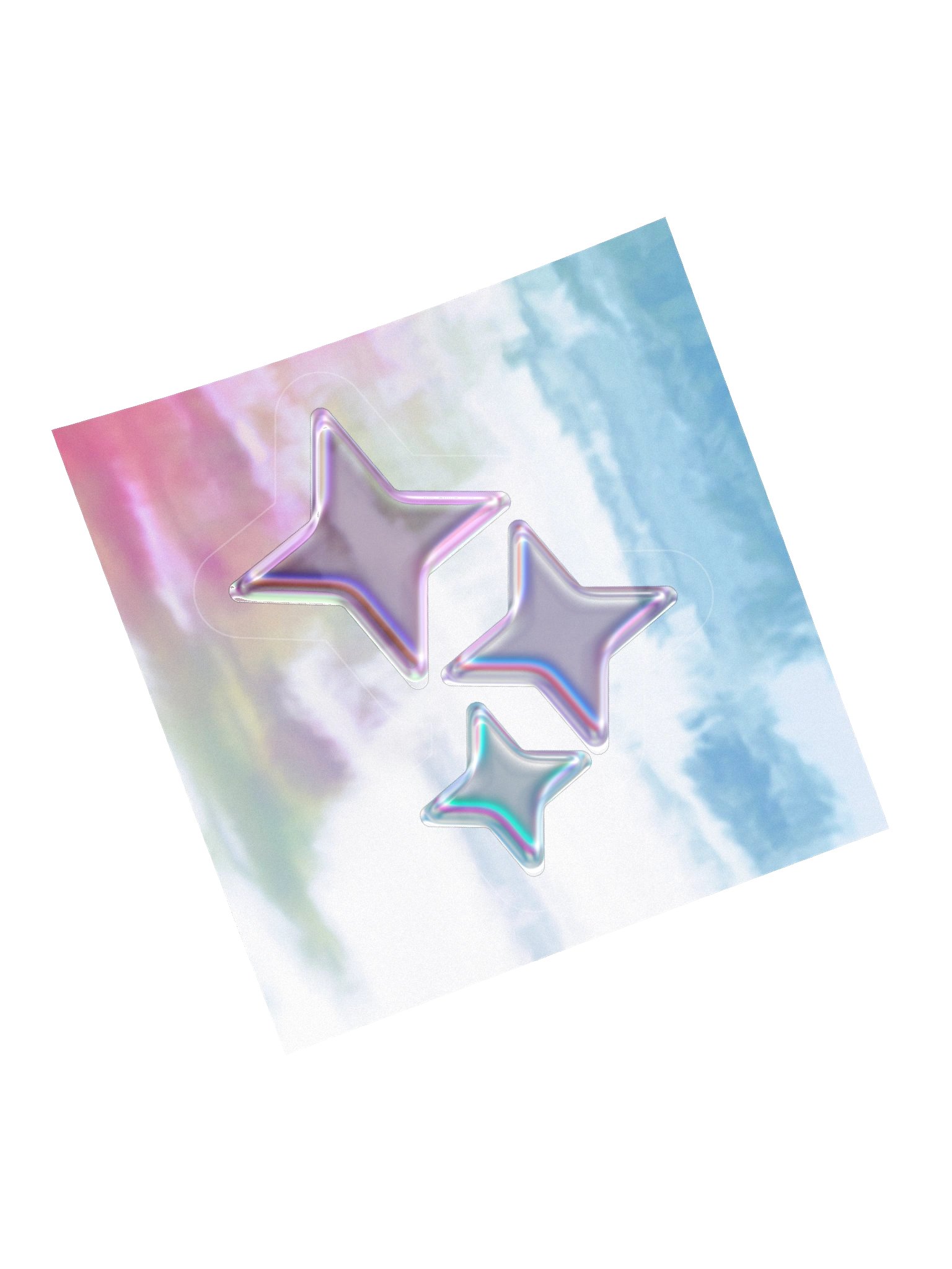 Crystal Frutiger Aero Stars (Stickers) product image (13)