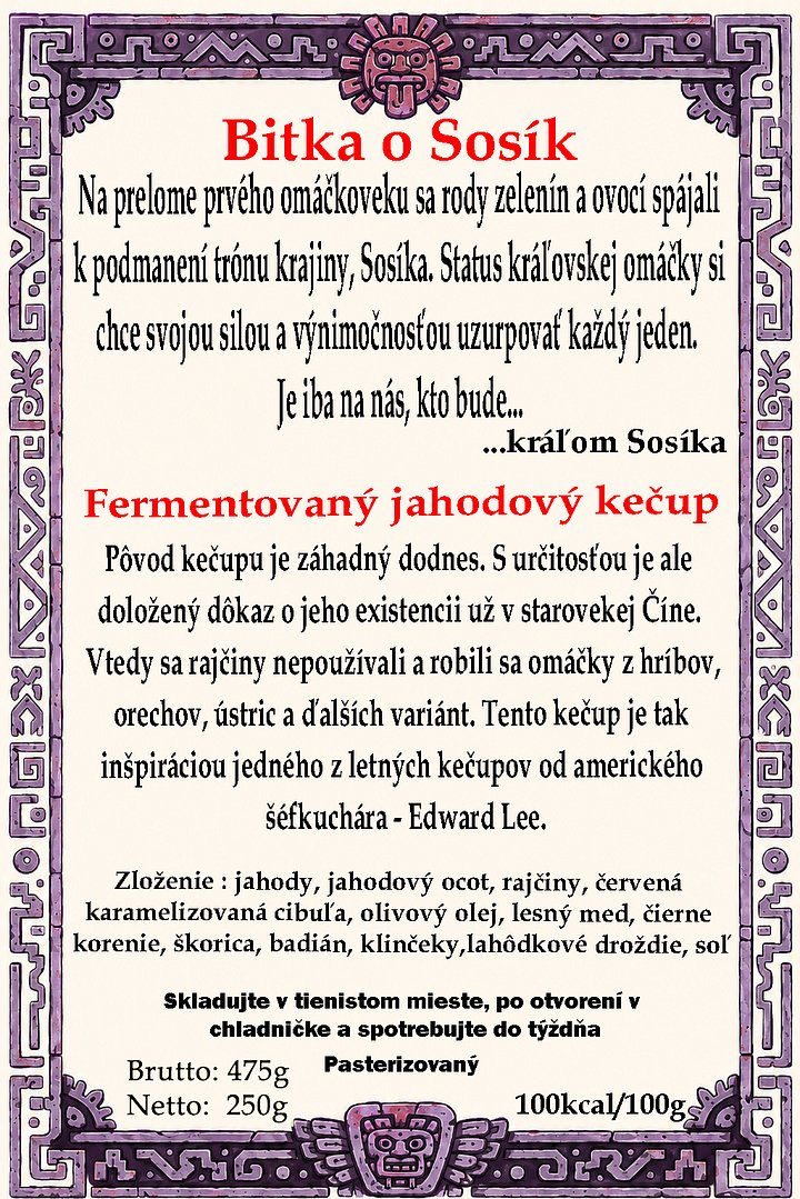 Fermentovaný jahodový kečup product image (2)