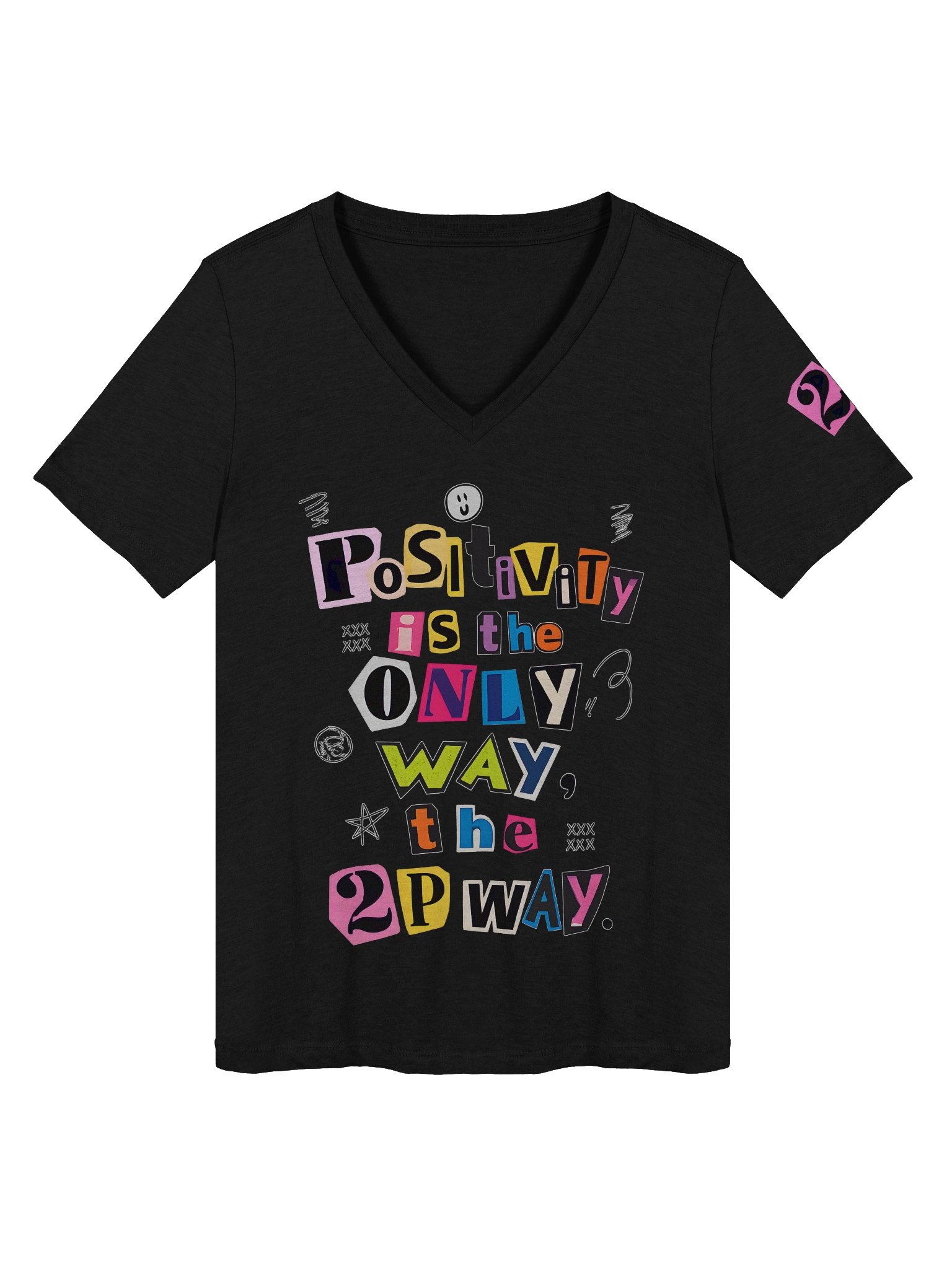 2P Womens V Neck Tee product image (1)