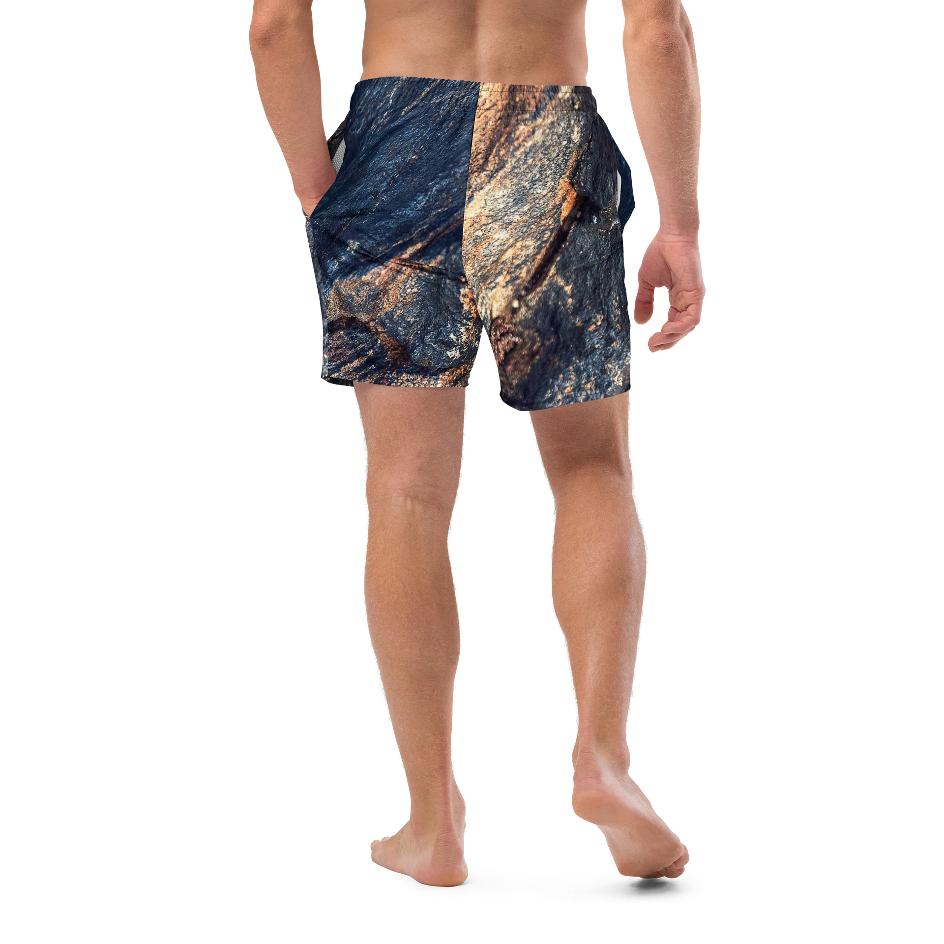 Obsidian Vein All-Over Print Swim Trunks product image (10)