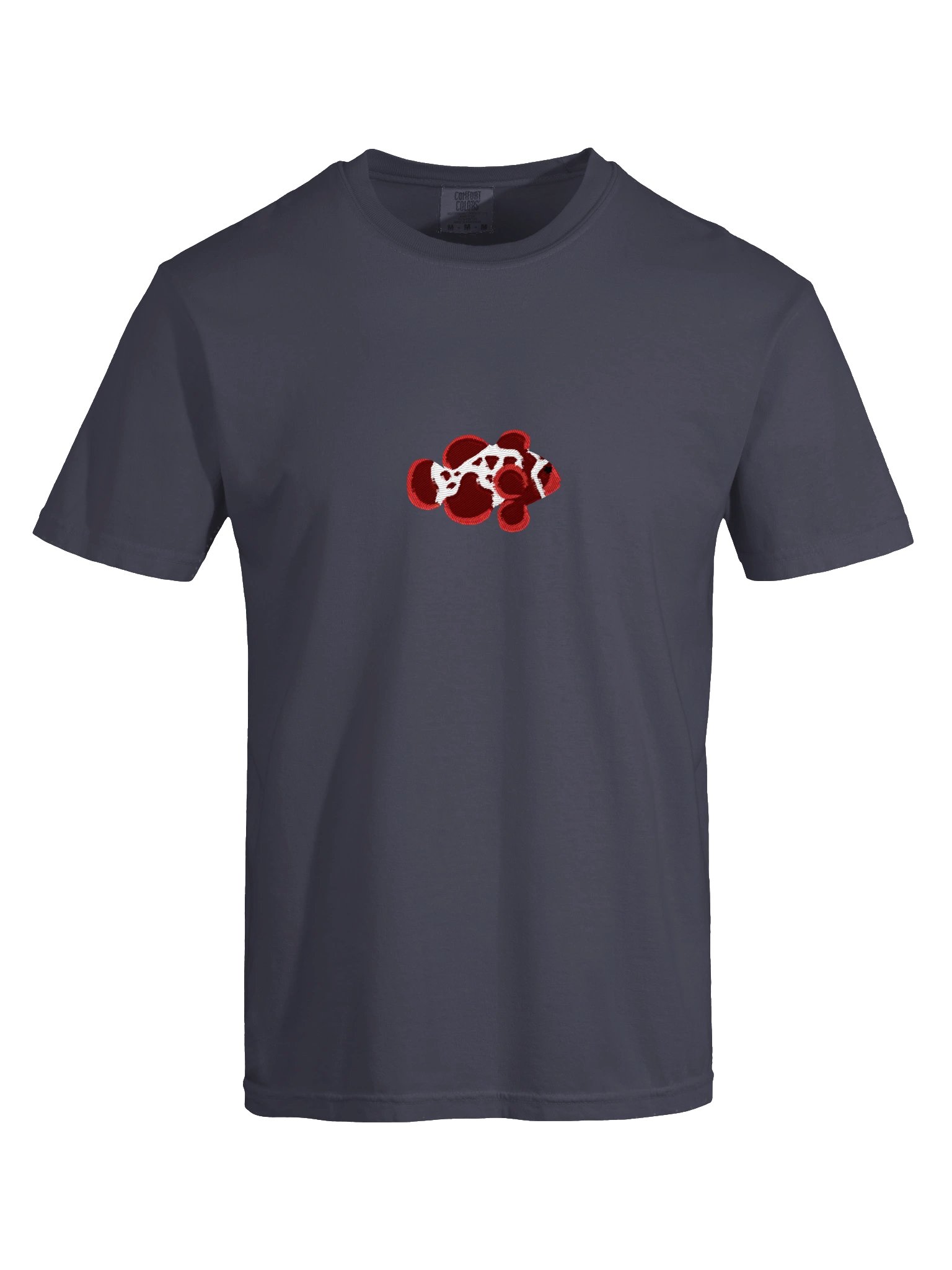 Lightning Maroon Clownfish Embroidered Shirt | Designer Clownfish Reef Fish Tee | Saltwater Aquarium Apparel product image (29)