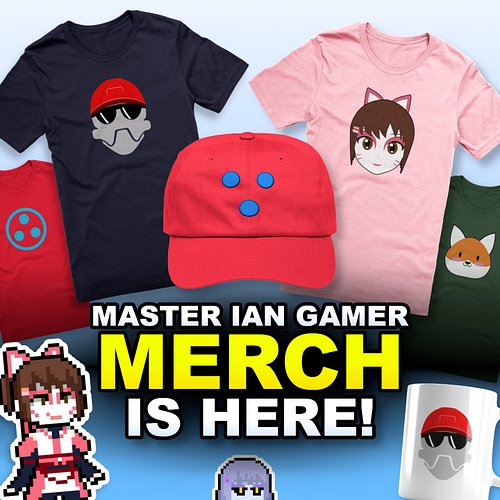 Master Ian Gamer Merch is Here!

Check out our newly launched official merch store, featuring shirts, hats, stickers, & more!...