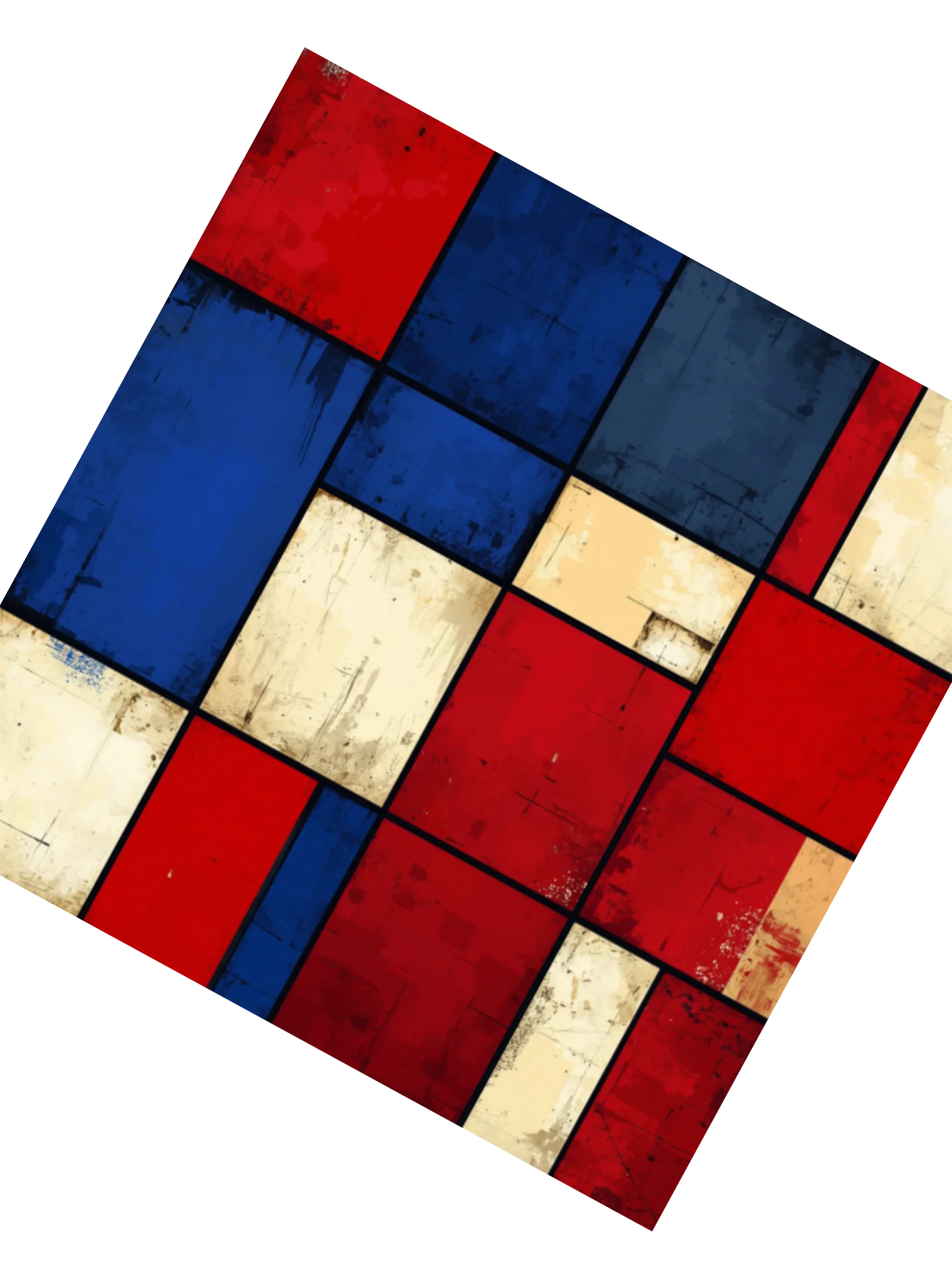 Abstract Grid Kiss Cut Sticker product image (5)