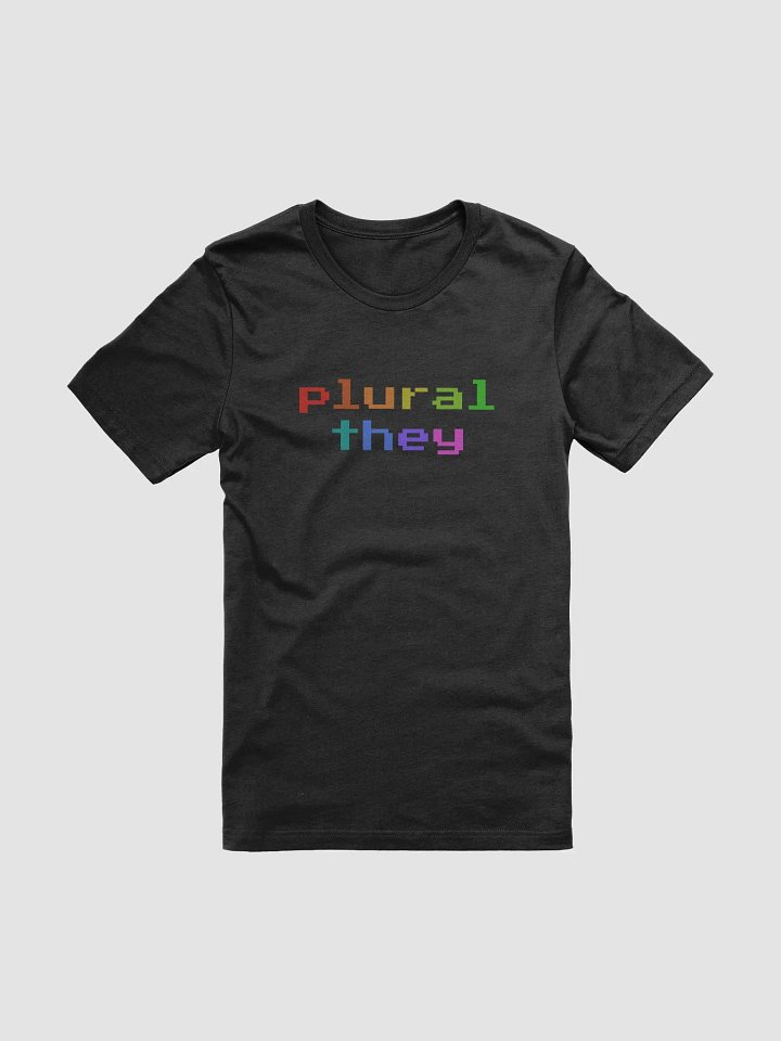 Plural They Shirt (Retro Pixel Style) product image (1)