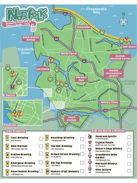 Hampton Roads Ultimate Map Bundle - Digital Download product image (12)