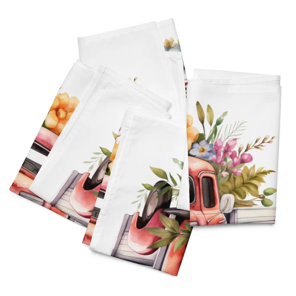 Blooming Vintage Ride Cloth Napkin Set product image (10)