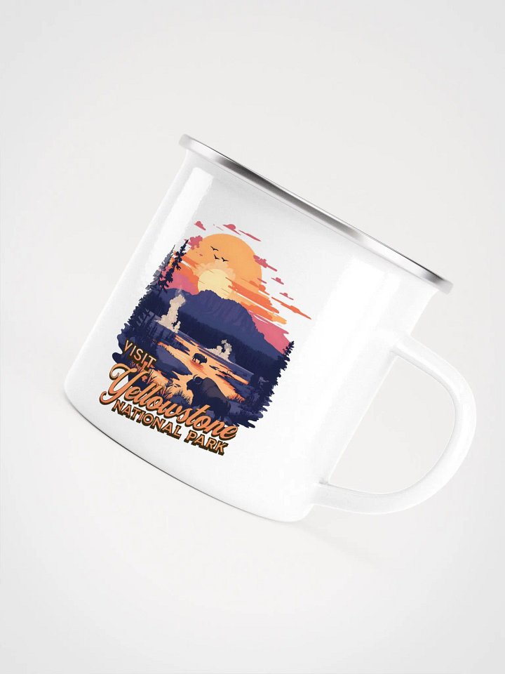 Vintage Yellowstone Enamel Mug product image (2)