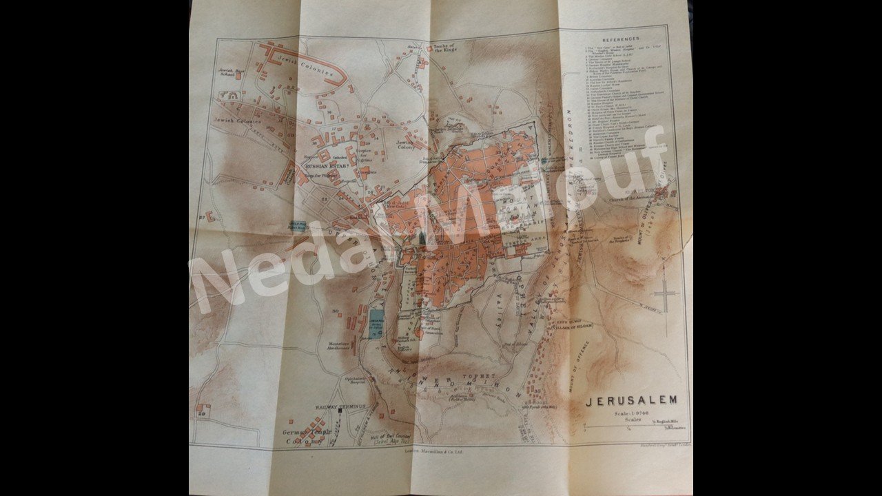 دليل فلسطين وسوريا 1912 باللغة الانكليزية product image (5)