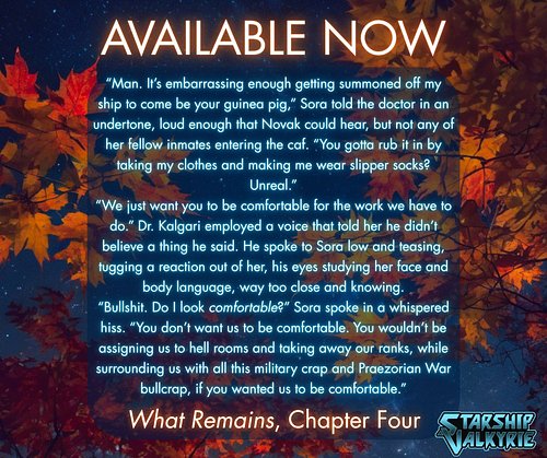Chapter Four of WHAT REMAINS is here! Sora and Novak have a fragile peace going, mostly easing into their old dynamic from Ac...