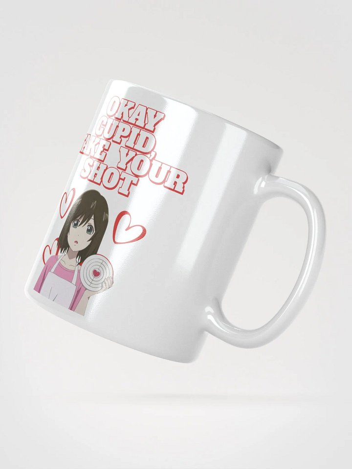Okay Cupid, Take Your Shot - Valentine's Day White Coffee Cup product image (1)