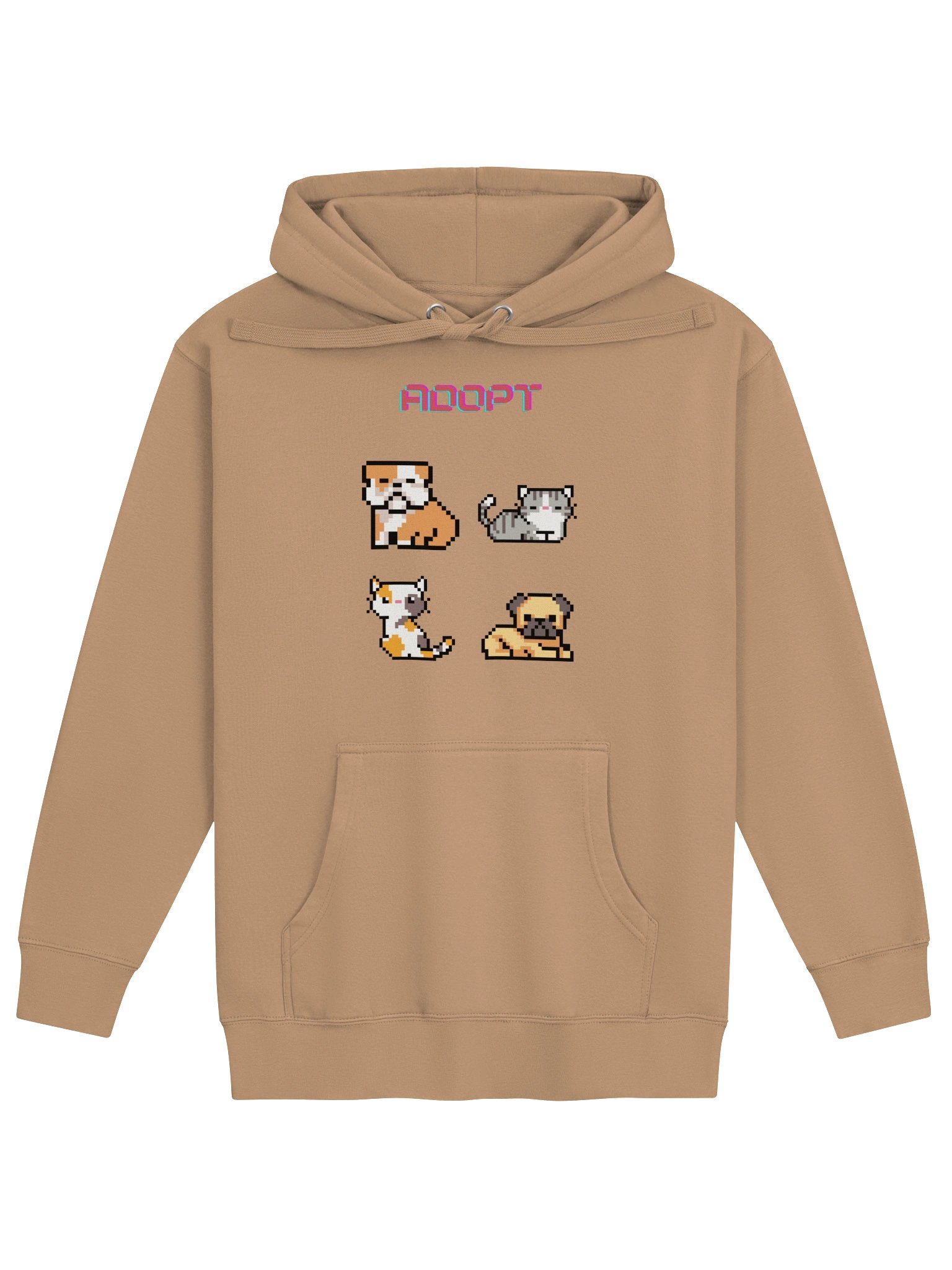 Adopt / Rescue Pixel Pet Hoodie product image (2)