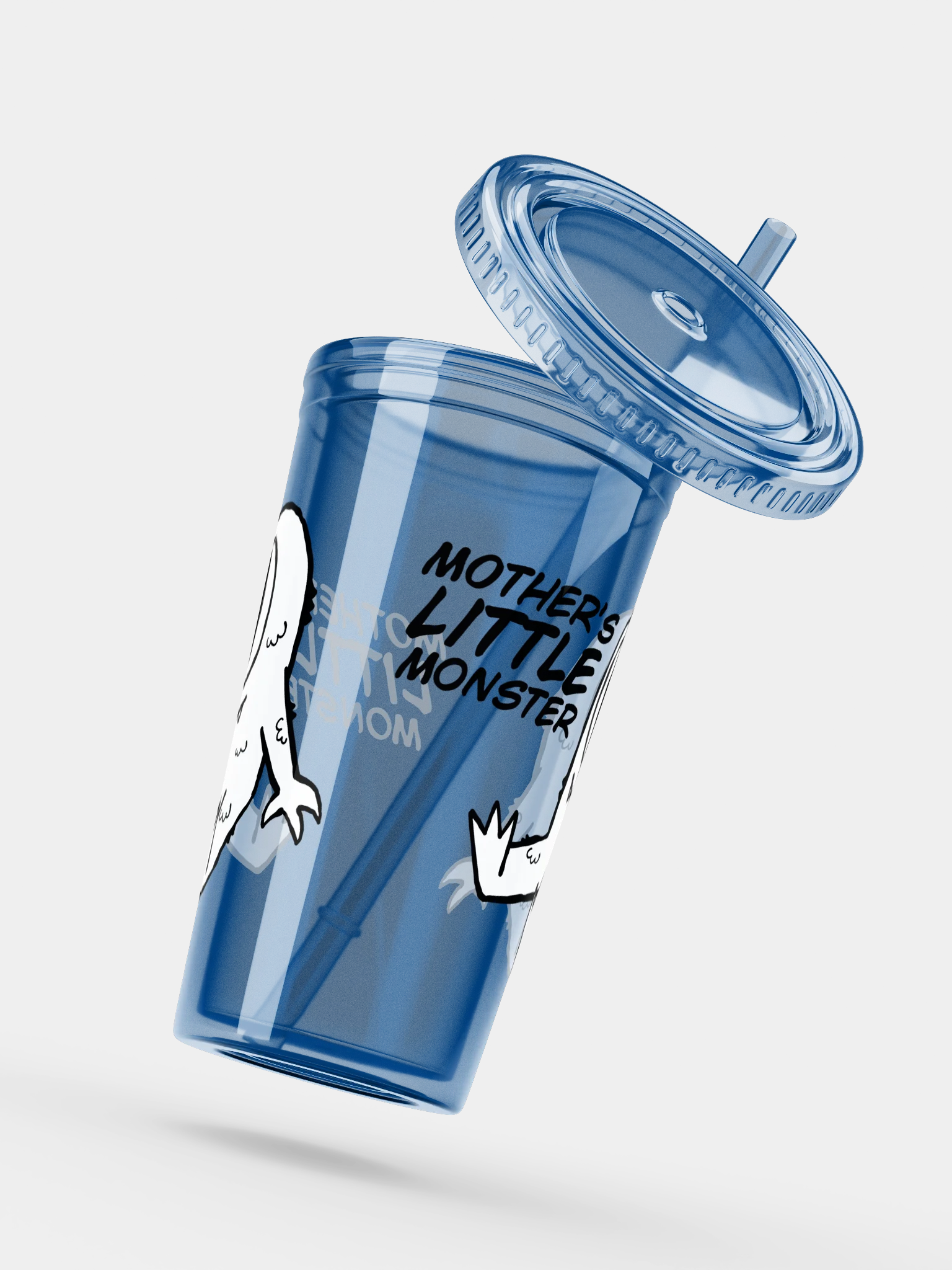 Mother's Little Monster Plastic Tumbler product image (2)
